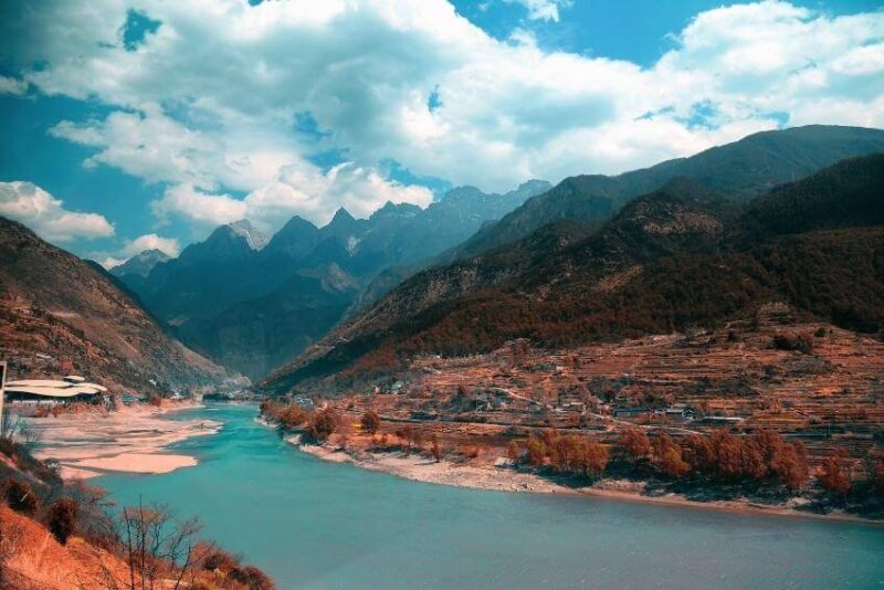 Fluß in der Provinz Yunnan